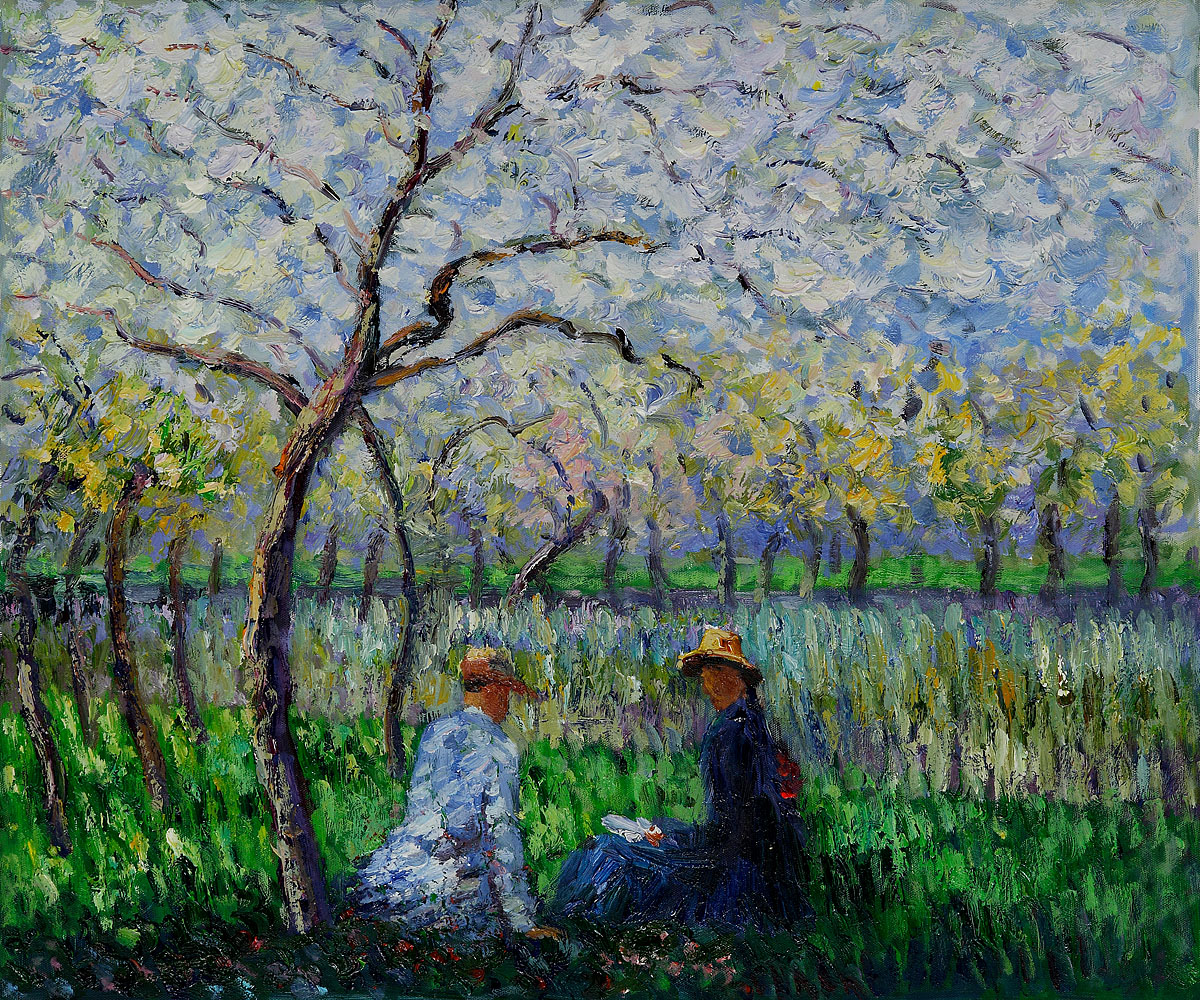 Springtime by Claude Monet